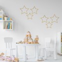ZAWIESZKI Gwiazdy dekoracje na ścianę Drewniane na Narodziny i Baby Shower 3szt