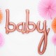 BALON foliowy Baby Rosegold 73,5x75,5cm