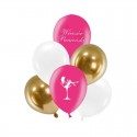 ZESTAW balonów na Wieczór Panieński Luxury MIX 6szt