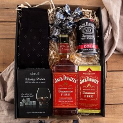 PREZENT dla Nauczyciela box Z IMIENIEM Zestaw Jack Daniels Ognisty