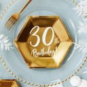 Kubeczki i talerzyki na 30 urodziny