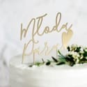 Toppery na tort weselny i dekoracje słodkiego stołu